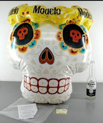   Modelo Dia De Los Muertos Skull Beer Sign Party Beer Inflatable Blow Up
