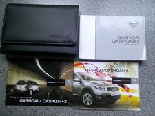07-13 NISSAN QASHQAI / +2 OWNERS HANDBOOK MANUAL IN WALLET 2010