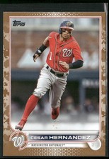 2022 Topps Update #US299 Cesar Hernandez Memorial Day Camo #/25