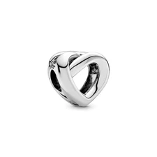 Authentic Pandora Silver Charm Knotted Heart 798081