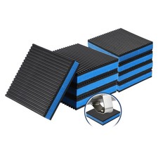 8Pcs Rubber Anti-Vibration Pads 4" x 4" x 7/8" Isolation Mats