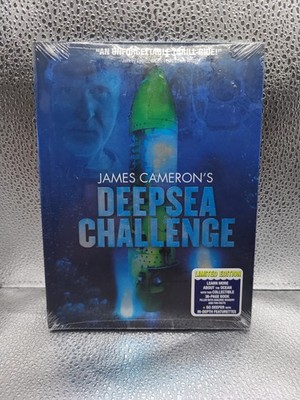 James Cameron's Deepsea Challenge DVD 2013 Nat Geo Documentary w/Booklet NEW