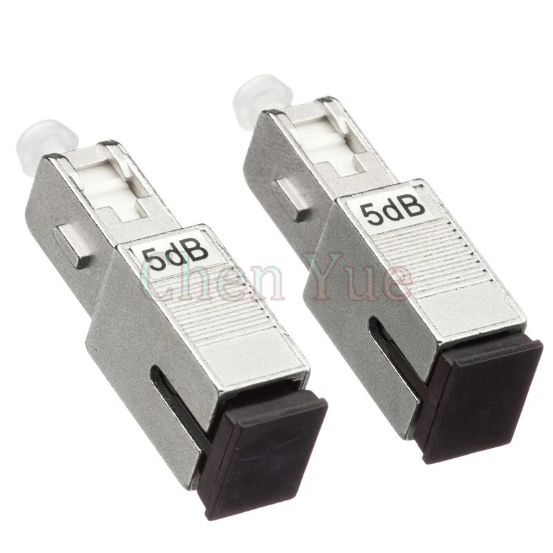 2pcs SC UPC female to Male Optical Fixed Attenuator 10dB Connector Fiber Coupler - Image 4 of 4