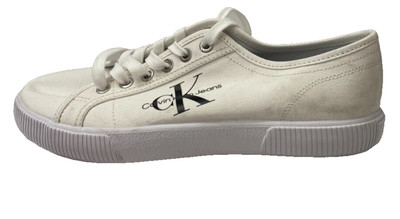 Calvin Klein Jeans Mono Canvas Sneaker UK 6 US 8,5 EU 39 REF SF564~