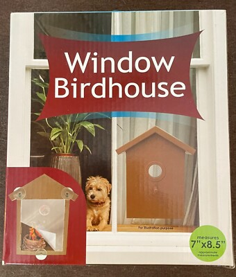 Window Birdhouse -See Through Spy One Way Mirrored Bird House