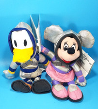 Authentic Disney Store Pair- Donald and Mini - Bean Bag Plush Stuffed Toy Tags