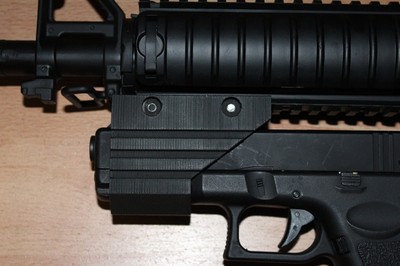 Montage RIS Adapter  für Cyma CM 030 (Softair/Airsoft Zubehör  )