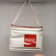 Vintage Rare Enjoy Coca Cola Vinyl Insulated Cooler Bag Collectible