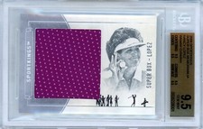 2009 SPORTKINGS SUPER BOX 2 - 1/1 NANCY LOPEZ GOLF SHIRT RELIC! - BGS TRUE 9.5