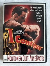 I Confess DVD, 1953 Montgomery Clift, Anne Baxter, Alfred Hitchcock, Rare, OOP