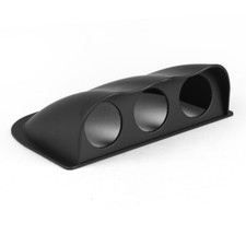 2 52mm Car Triple Dash Gauge Meter Pod 3 Hole Dashboard Mount Holder Pod Black 2 52mm Car Triple Dash Gauge Meter Pod 3 Hole Dashboard Mount Holder Pod Black