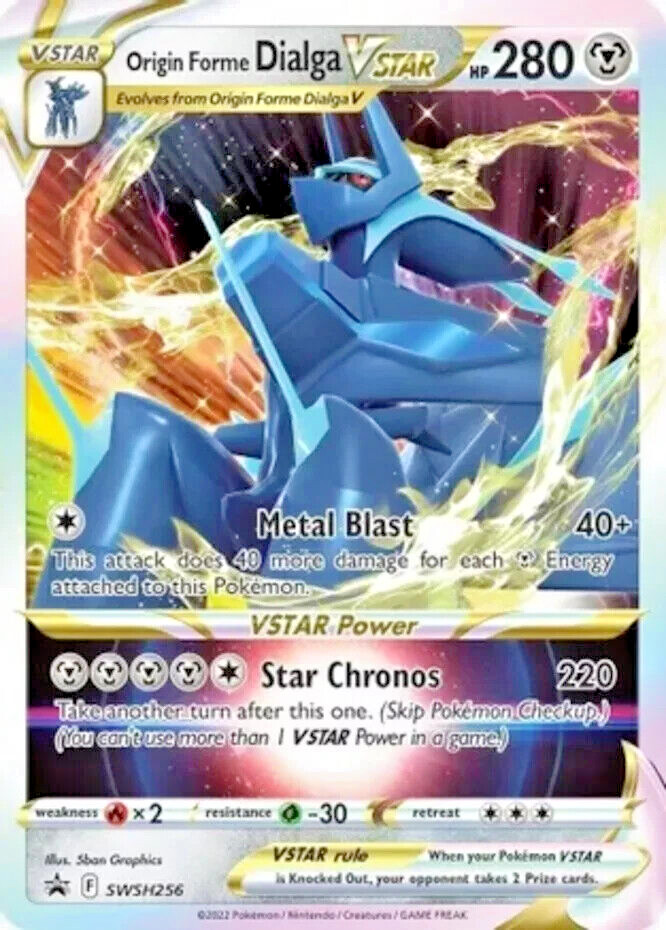 Pokémon TCG Origin Forme Dialga VSTAR Sword & Shield SWSH256 Black Star Promo