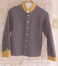 Boys Confederate Cavalry Shell Jacket, Civil War, New