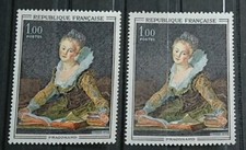 France Variété Timbre N° 1702 ( Clair Et Foncé ) / Neuf**/ 1972