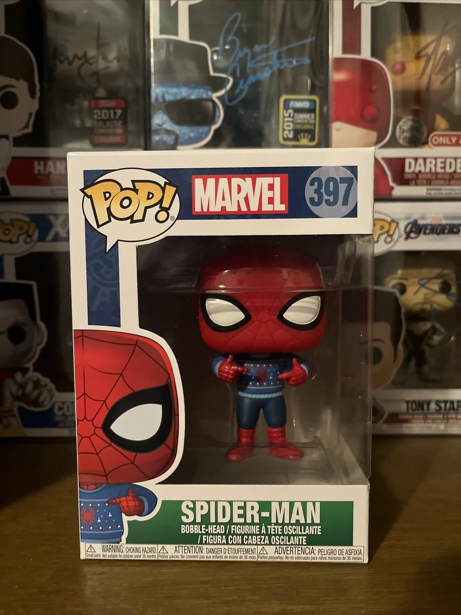 Funko POP Marvel Holiday Spider Man Ugly Sweater 39 Mint W