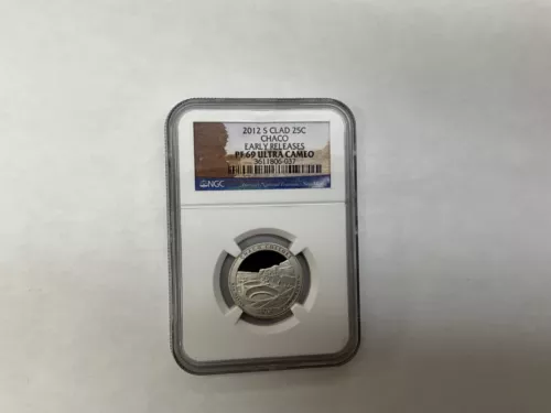 2012 S SILVER QUARTER 25C CHACO NGC PF 69 ULTRA CAMEO