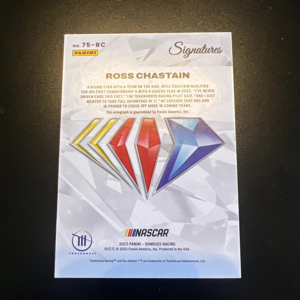 Ross Chastain 2023 National Treasures Racing 75th Anniversary AUTO - Image 2 of 2