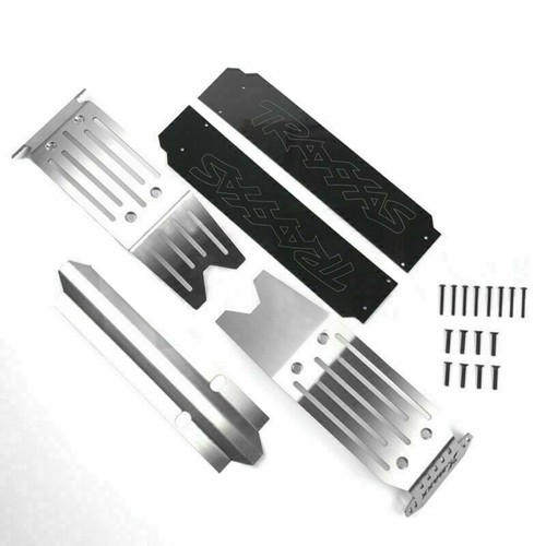 Edelstahl Chassis Skid Plate Schutz Für TRAXXAS X-Maxx Xmaxx 6s 8s 1/5 RC Auto - Bild 4 von 8