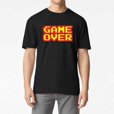 Unisex T-Shirt Game Over Retro Video Game Graphic Tee