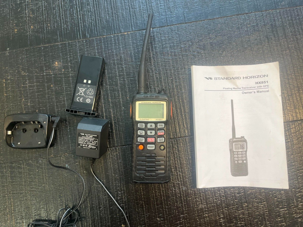Standard Horizon HX851 Floating Marine Transceiver With GPS