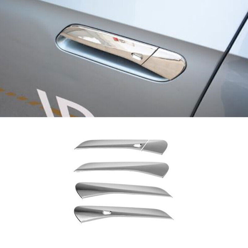 For Volkswagen ID.4 2021-2023 Chrome Exterior Door Handle Molding Cover Trim 5x