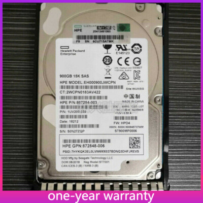 870759-B21  HP 900GB SAS 12G 15K ENT 2.5'' DS HDD 870795-001