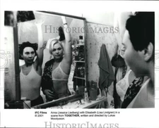 2001 Press Photo Jessica Liedberg & Lisa Lindgren in "Together" - lrp30543