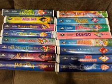 16 different rare . hard to find Walt Disney Black Diamond Classics