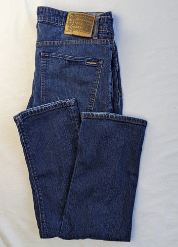 Volcom Straight Leg Relaxed Dark Denim Jeans 36x28 - 第 1/14 張圖片