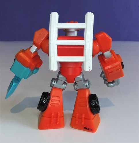 2012 Playskool Transformers Rescue Bots Heatwave the Firebot 4" Loose Figure - Picture 5 of 5