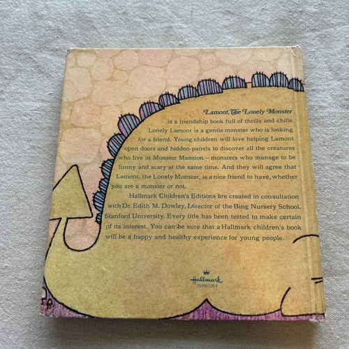 Lamont The Lonely Monster LIFT & LOOK SURPRISES Hallmark book by Dean Walley HC - Picture 4 of 16