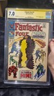 FANTASTIC FOUR #67 1st HIM ADAM WARLOCK signed STAN LEE 7.0