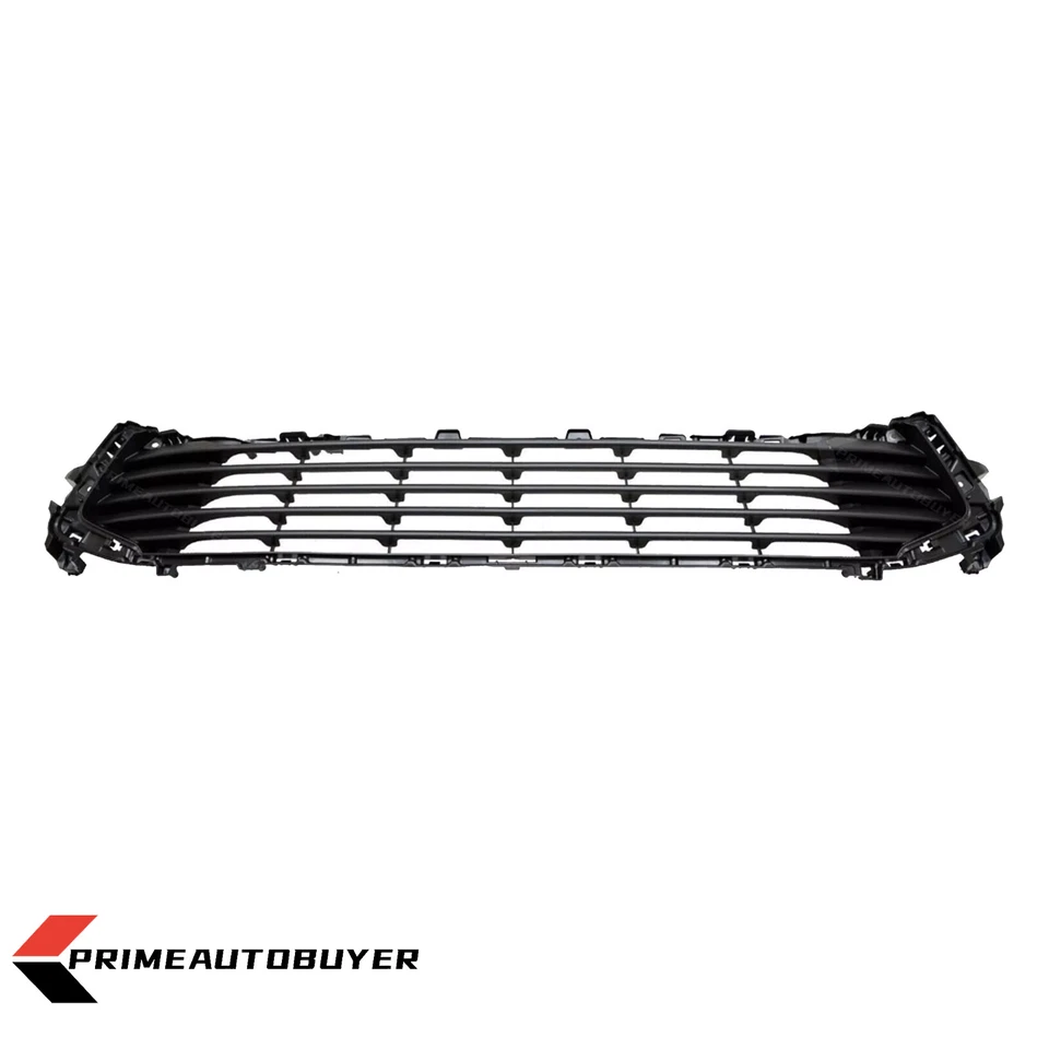 Fits 2016 2017 2018 Toyota Yaris iA Front Bumper Lower Grille Without Hole Black Foto 2 de 4