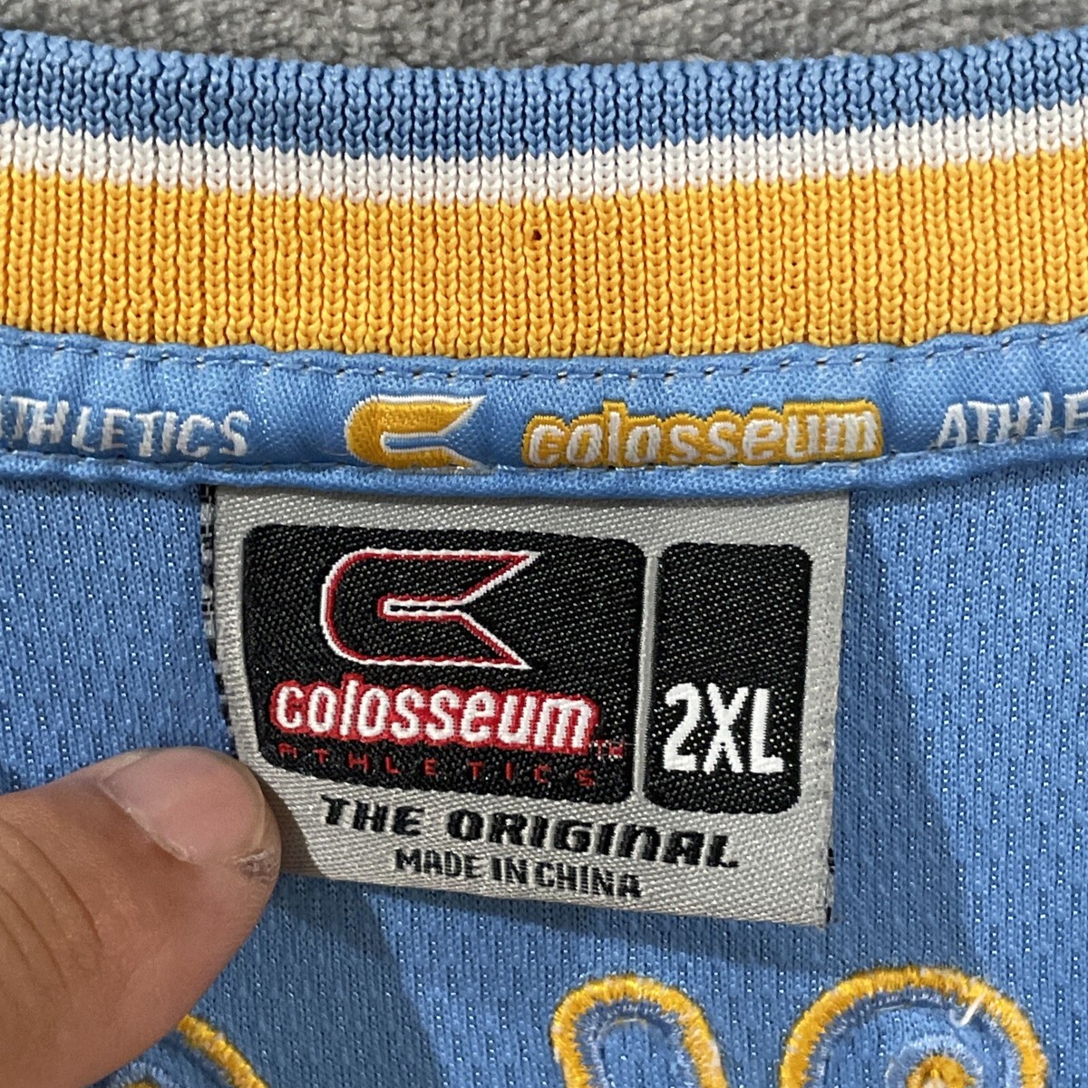 Colosseum UCLA Bruins Jersey Men's 2XL Baby Blue NCAA