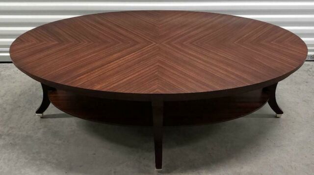 Ethan Allen Modern Glamour Coffee Table, Ethan Allen Round Coffee Table
