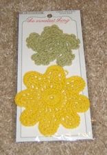 My Mind's Eye " the sweetest thing" Crocheted Doilies ~ honey