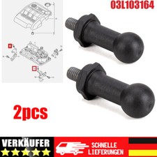 2X Kugelkopf Befestigung Motorabdeckung Für Skoda Audi VW CADDY. MK3 1.6 2.0 TDI