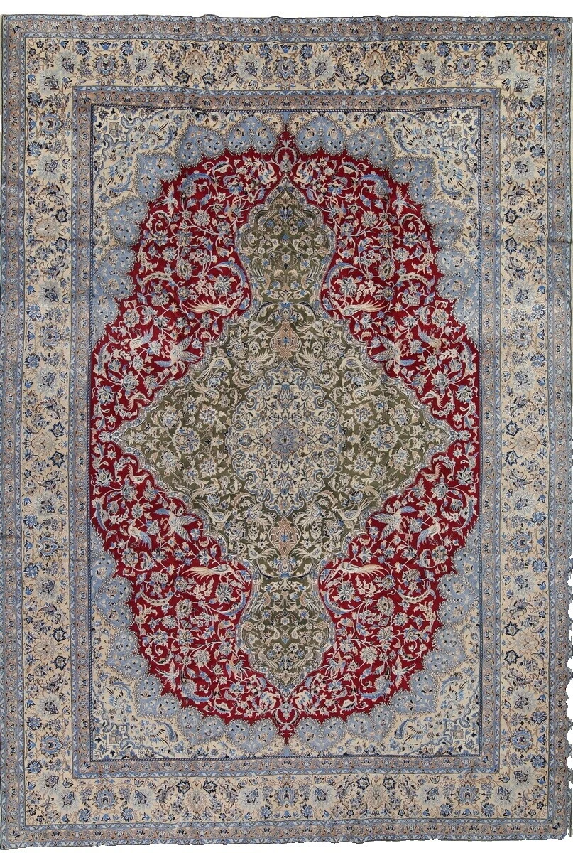 Floral 100% Silk Antique Rugs & Carpets