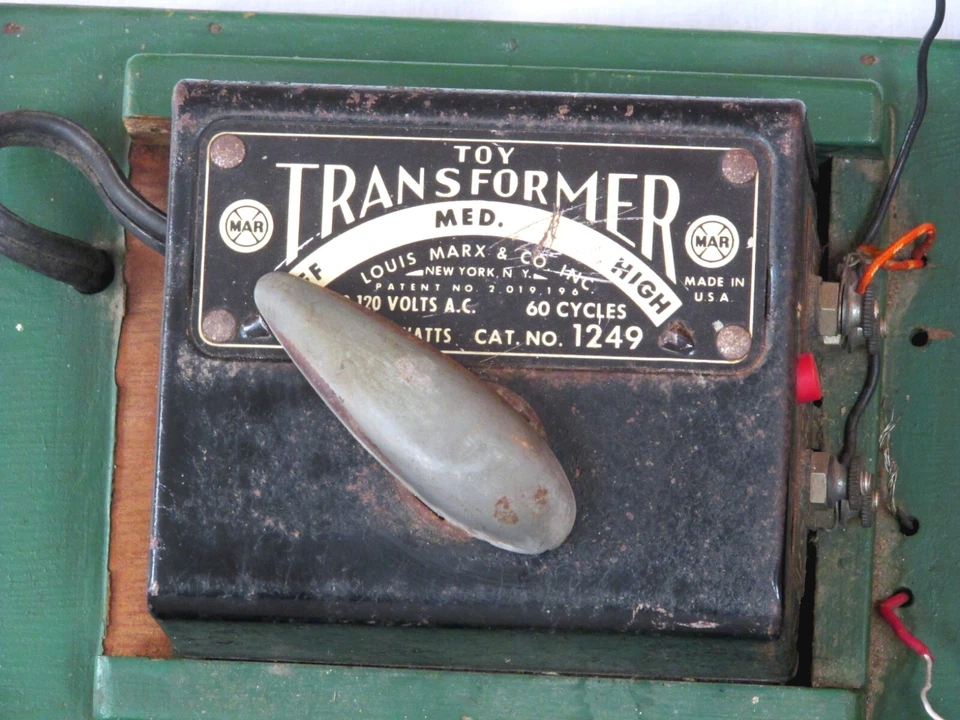 Model Railroad Control Panel Marx Transformer 1239 1249 Lionel Switches - Image 3 of 4