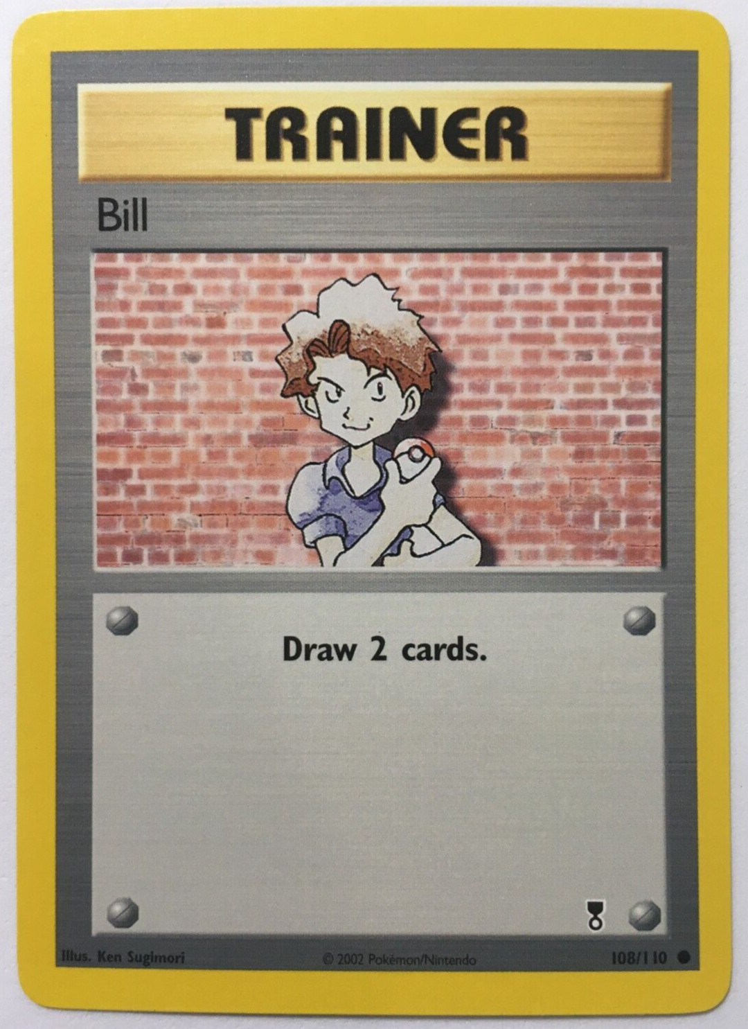POKEMON BILL 108/110 LEGENDARY COLLECTION COMMON TRAINER NEAR MINT