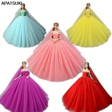 5pcs/lot High Quality Wedding Dress for 11.5in Doll Clothes Party Gown Outfits