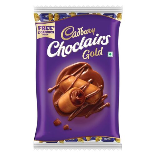 Cadbury Choclairs Gold Candy, 312 g (60 Candies)