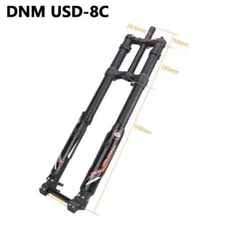 Downhill Mountain E-bike Hydraulic Suspension 203mm 20mm 550 Lbs Front Fork