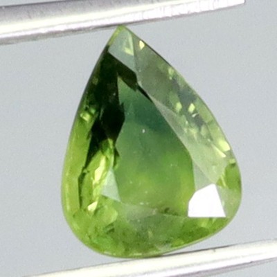Birnenschliff natürlicher beheizter zweifarbiger Saphir Australien 1,24 kt 7,...