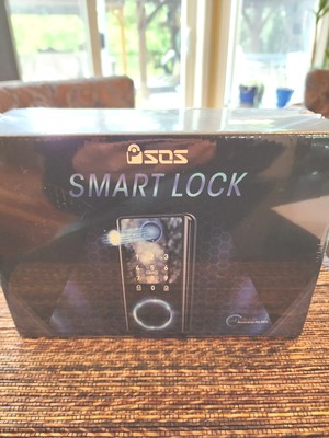PSOS Smart Lock Electronic Keyless Entry System Fingerprint, Key Card, Code, App