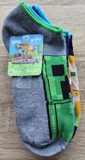 CTM Kid's Minecraft Mix It Up Graphics Novelty Socks 6 Pack 