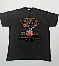 ATC Canadian Elite Basketball Eastern Conference Playoffs Man's T-Shirt XL Black