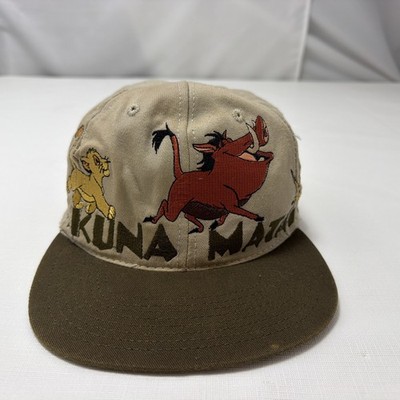 Vintage 1990 s Disney Lion King Hakuna Matata Snapback 90 s Hat Cap Spell Out