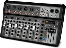 Professional Audio Mixer, 7 Channel Audio Interface Sound Board