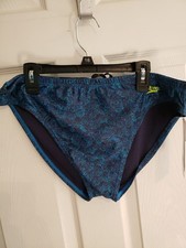 Speedo PowerFLEX Eco Swim Brief Ocean Depths Blue Men s 38 NWT